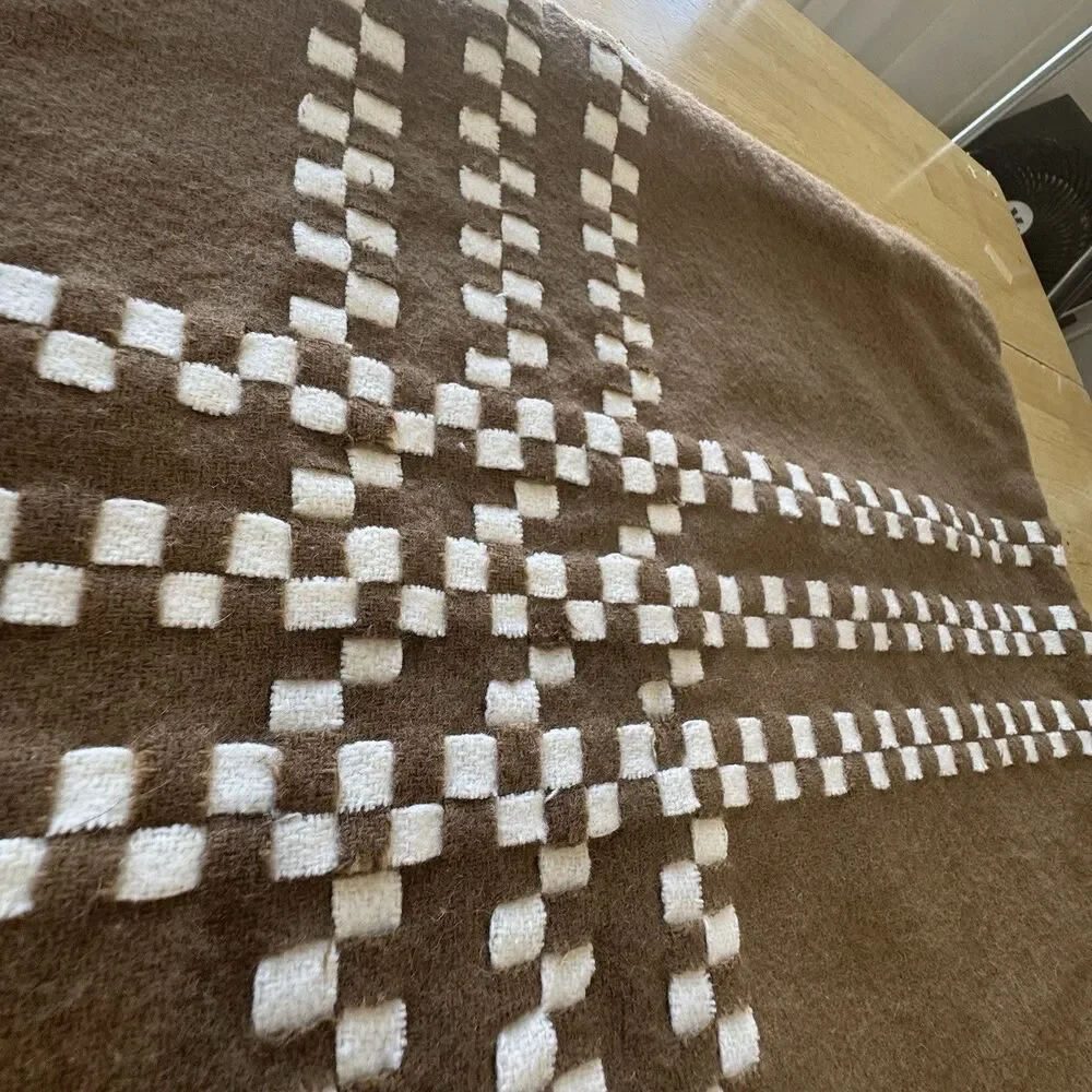 Crate & Barrel Pillow Covers 22” Rectangular Wool & Linen Fall Boho Lot Of 2